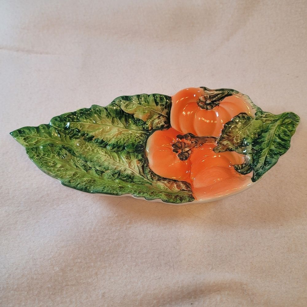 0801. 1945~1950s~ Italian Vintage~ Majorka Hand Crafted 😍 ~  Ceramic 🍅Glazd